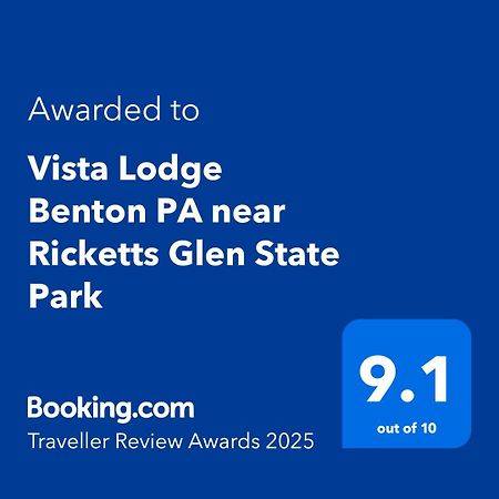 Vista Lodge Benton Pa Near Ricketts Glen State Park Bagian luar foto
